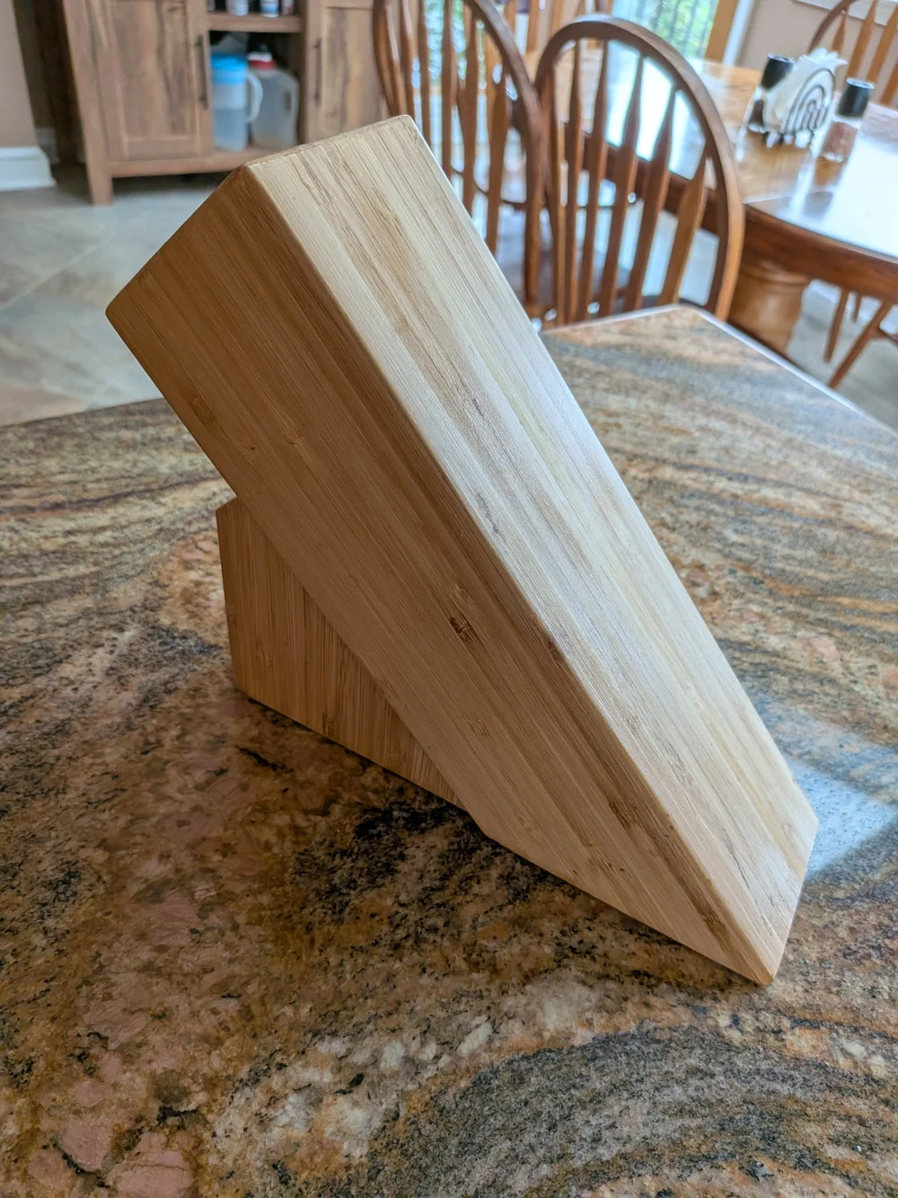Shun Bamboo Knife Block - Natural Light Wood